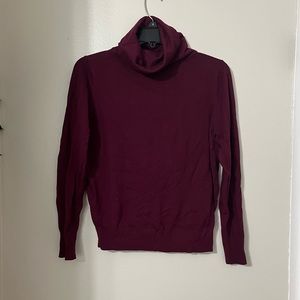 Maroon | Burgundy, Turtle Neck Pullover Sweater